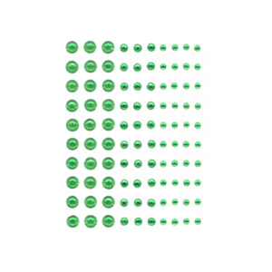 Eyelet Outlet - Bling - Rhinestones - Multipack - Light Green (100 Pieces)