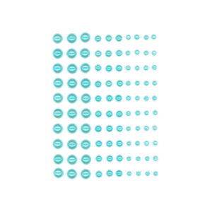Eyelet Outlet - Bling - Pearls - Multipack - Light Blue (100 Pieces)