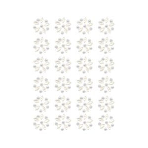 Eyelet Outlet - Bling - Rhinestones and Pearls - Snowflakes - Crystal - (264 Pieces)