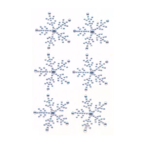 Eyelet Outlet - Bling - Rhinestones - Snowflakes - Small - Crystal (456 Pieces)