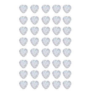 Eyelet Outlet - Bling - Cut Jewels - Large - Hearts - Crystal (40 Pieces)