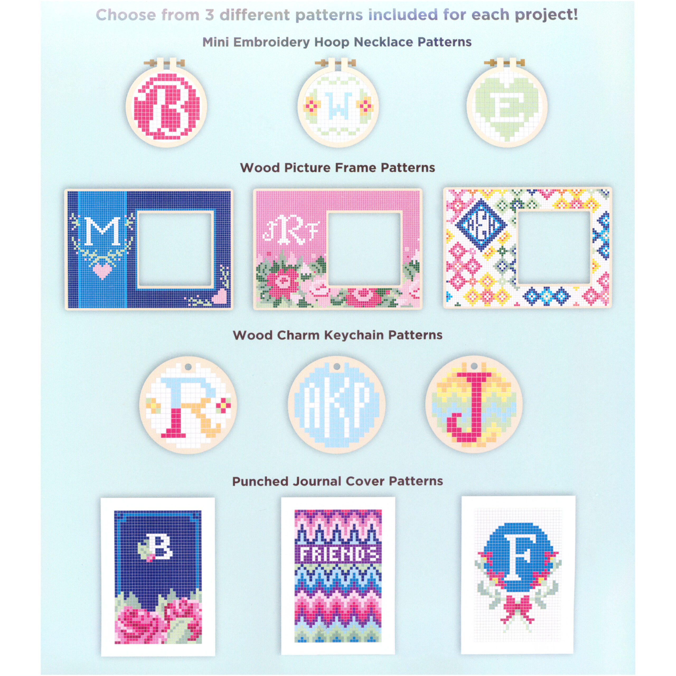 33 Birds - Cross Stitch Style - Monogram Trend Pack - Image 3
