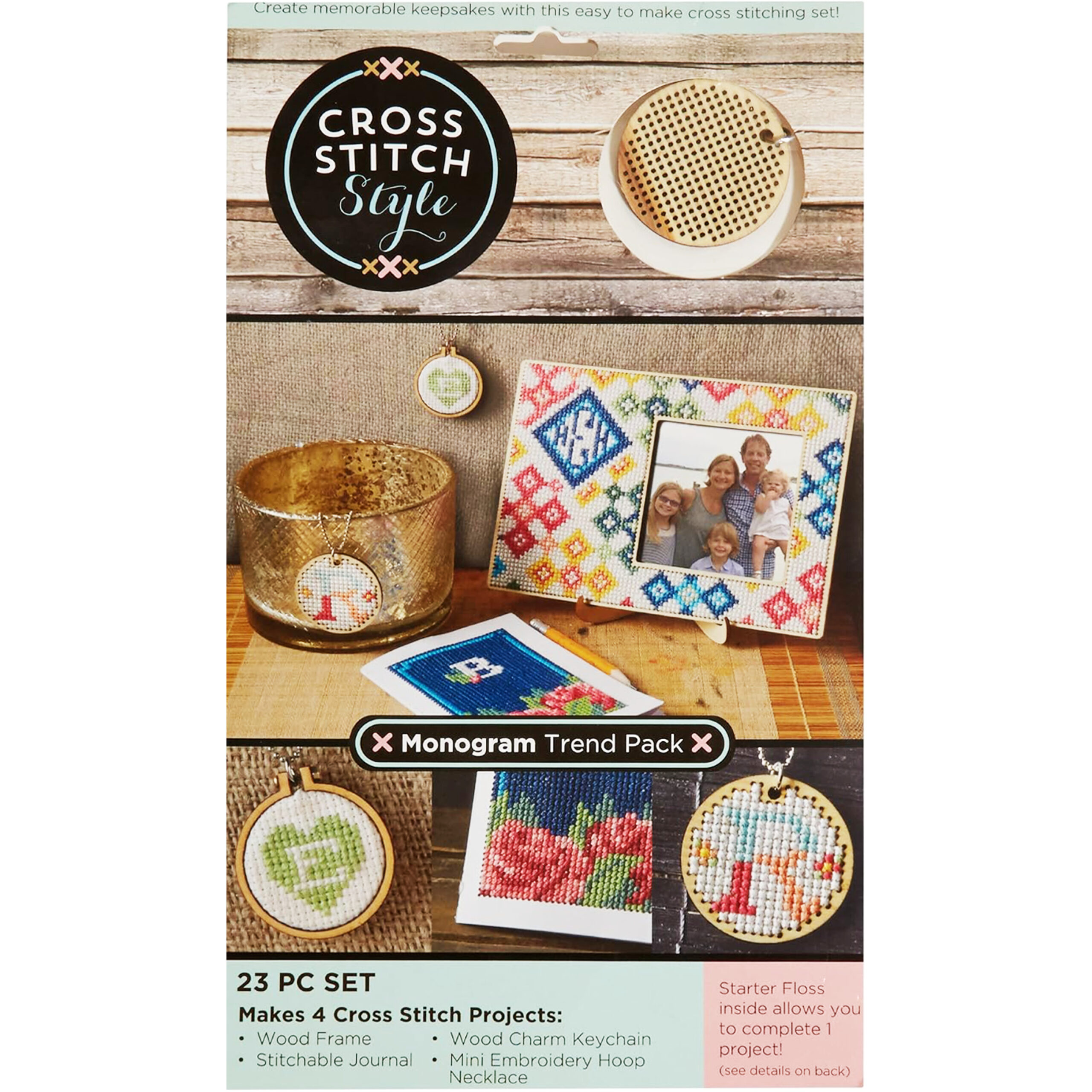 33 Birds - Cross Stitch Style - Monogram Trend Pack