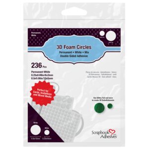 3L - Foam - Circles - White - Mix - Regular (2mm)