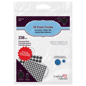 3L - Foam - Circles - Black - Mix - Regular (2mm)
