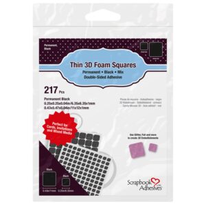 3L - Foam - Squares - Black - Mix - Thin (1mm)