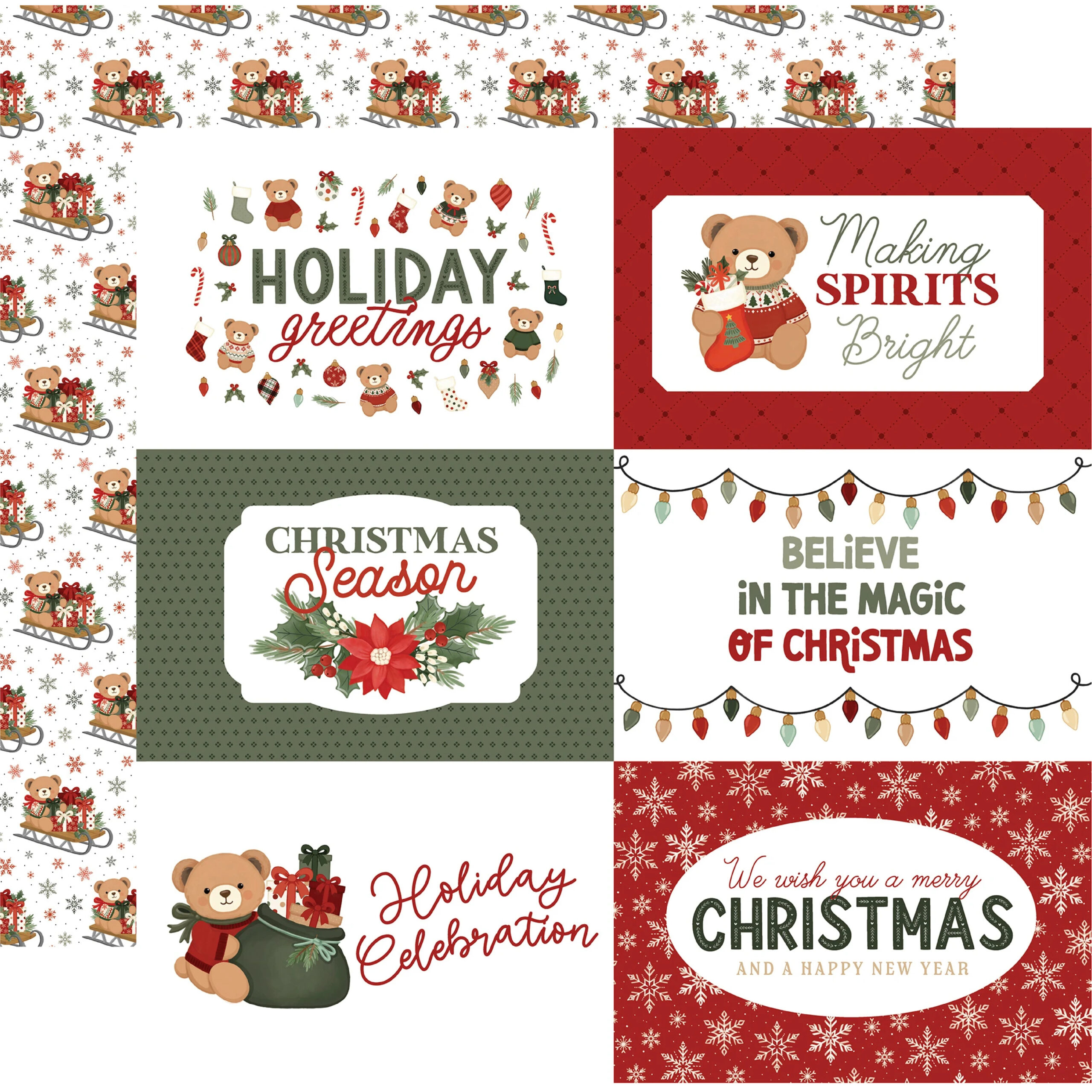 Echo Park - Have a Beary Christmas - Collection Kit - Image 9