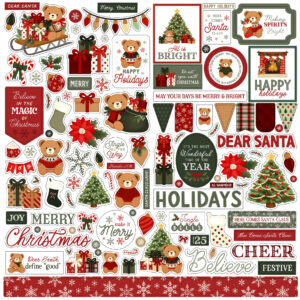 Echo Park - Have a Beary Christmas - Element Sticker