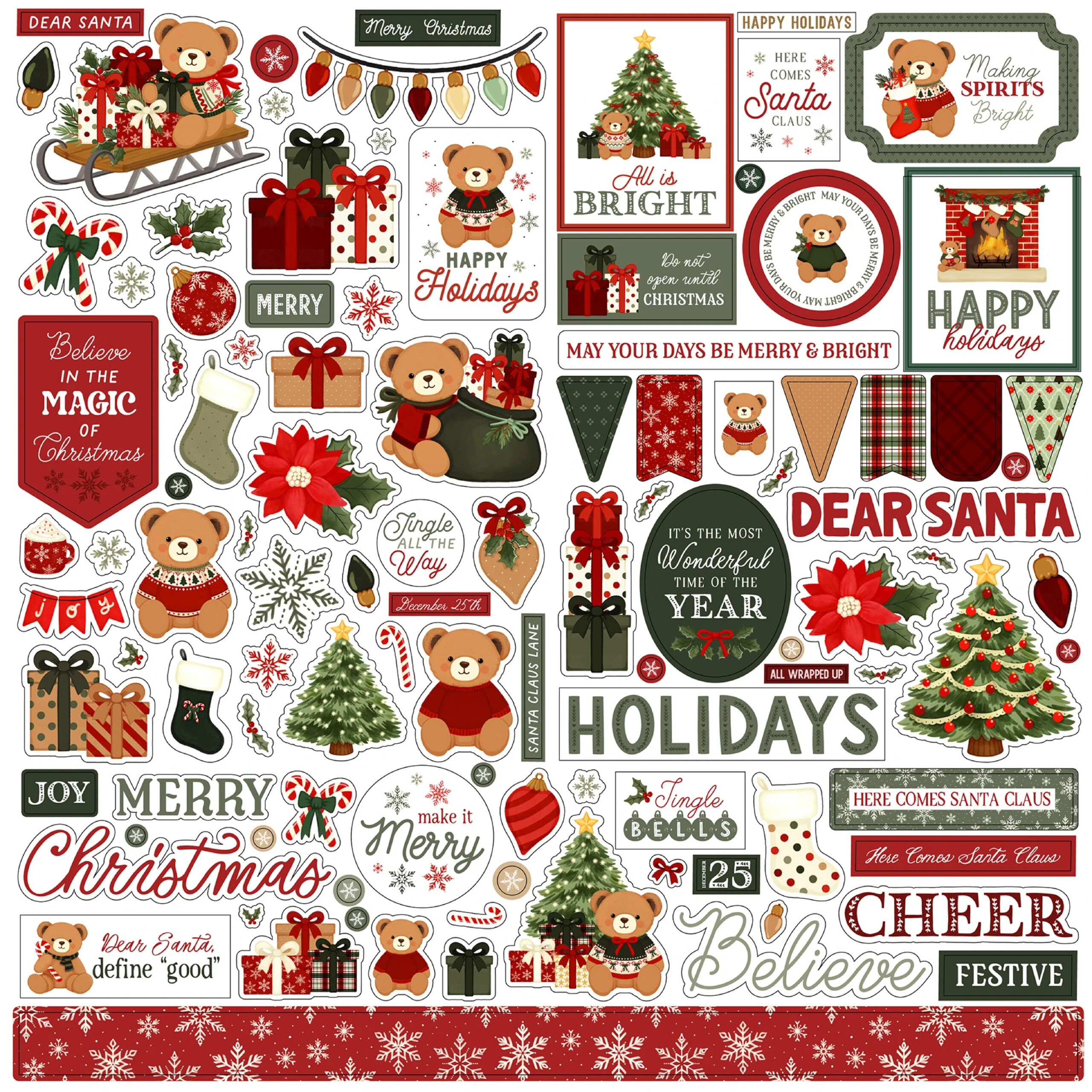 Echo Park - Have a Beary Christmas - Collection Kit - Image 14