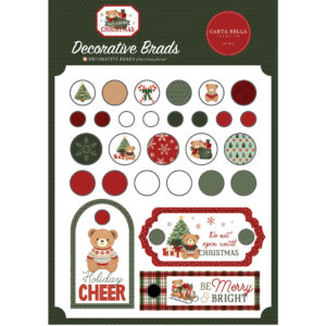 Echo Park - Have a Beary Christmas - Decorative Brads