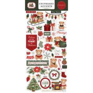 Echo Park - Have a Beary Christmas - Chipboard - Accents