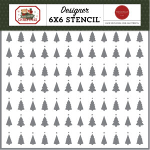 Echo Park - Have a Beary Christmas - Stencil - Trim the Trees