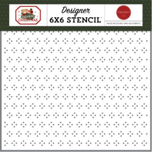 Echo Park - Have a Beary Christmas - Stencil - Dashing Dots