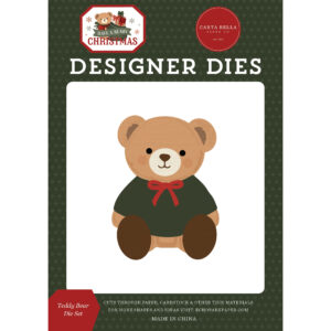 Echo Park - Have a Beary Christmas - Die Set - Medium - Teddy Bear