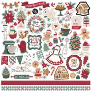 Echo Park - Baking Christmas Cheer - Element Sticker
