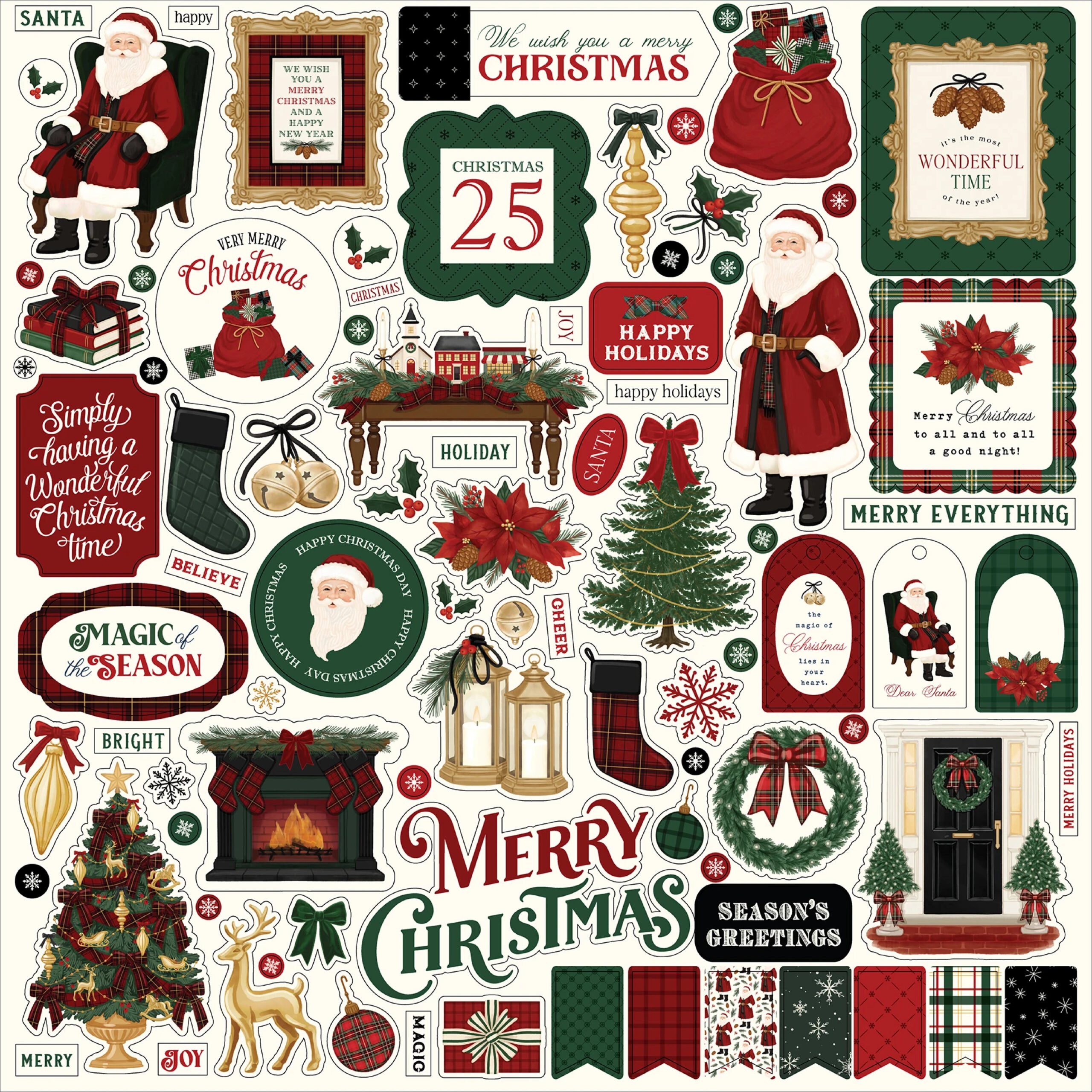 Echo Park - Classic Christmas - Element Sticker