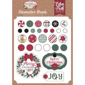 Echo Park - Baking Christmas Cheer - Decorative Brads