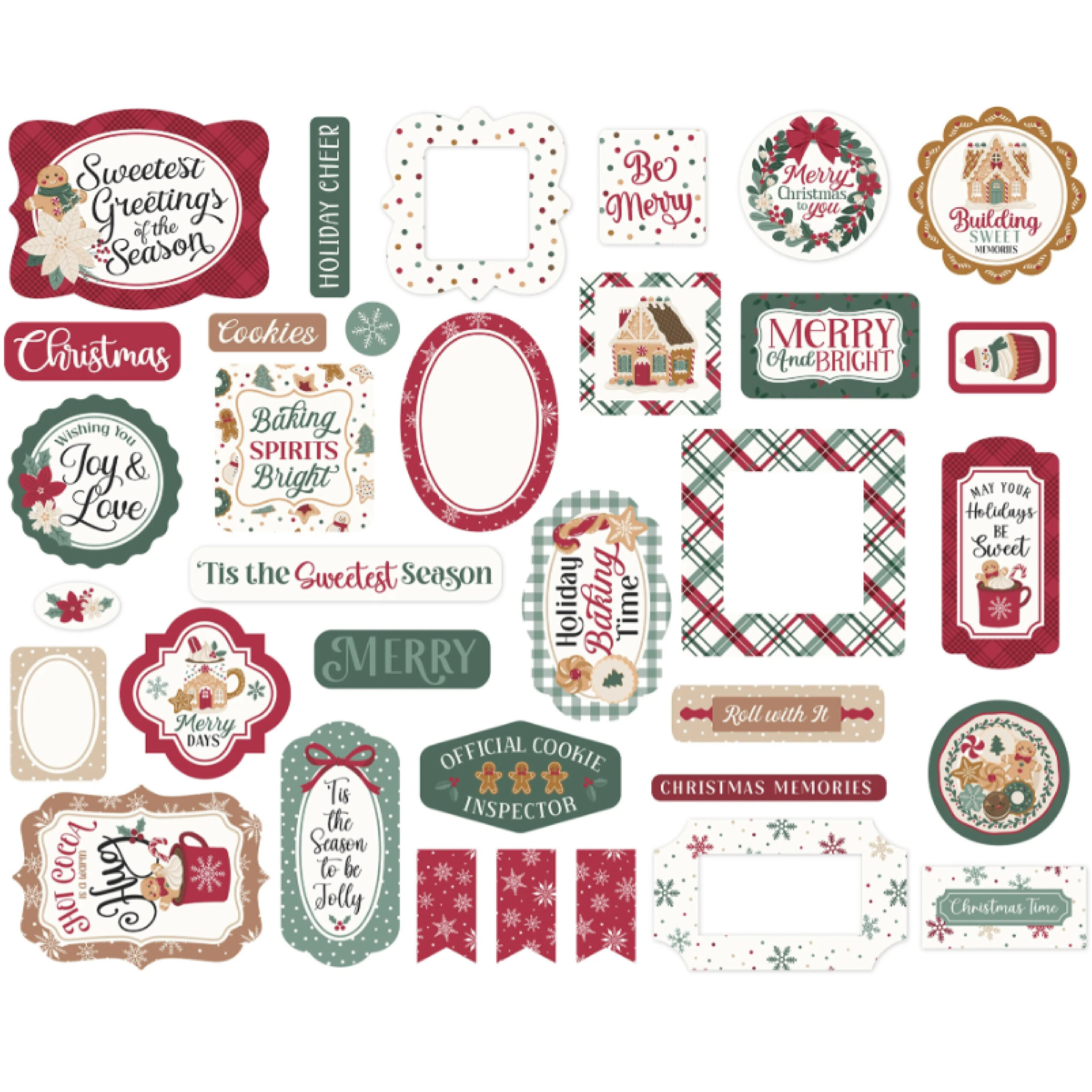 Echo Park - Baking Christmas Cheer - Ephemera - Image 2