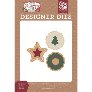 Echo Park - Baking Christmas Cheer - Die Set - Large - Christmas Cookies