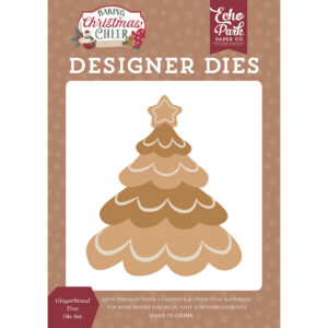 Echo Park - Baking Christmas Cheer - Die Set - Medium - Gingerbread Tree
