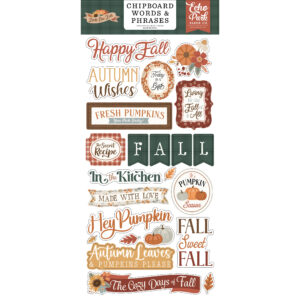 Echo Park - Feels Like Fall - Chipboard - Words & Phrases
