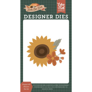 Echo Park - Feels Like Fall - Die Set - Small - Happy Fall Flowers