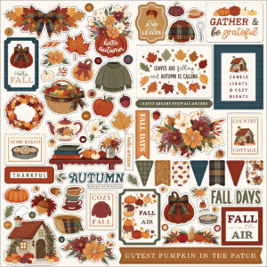Echo Park - Here Comes Autumn - Element Sticker