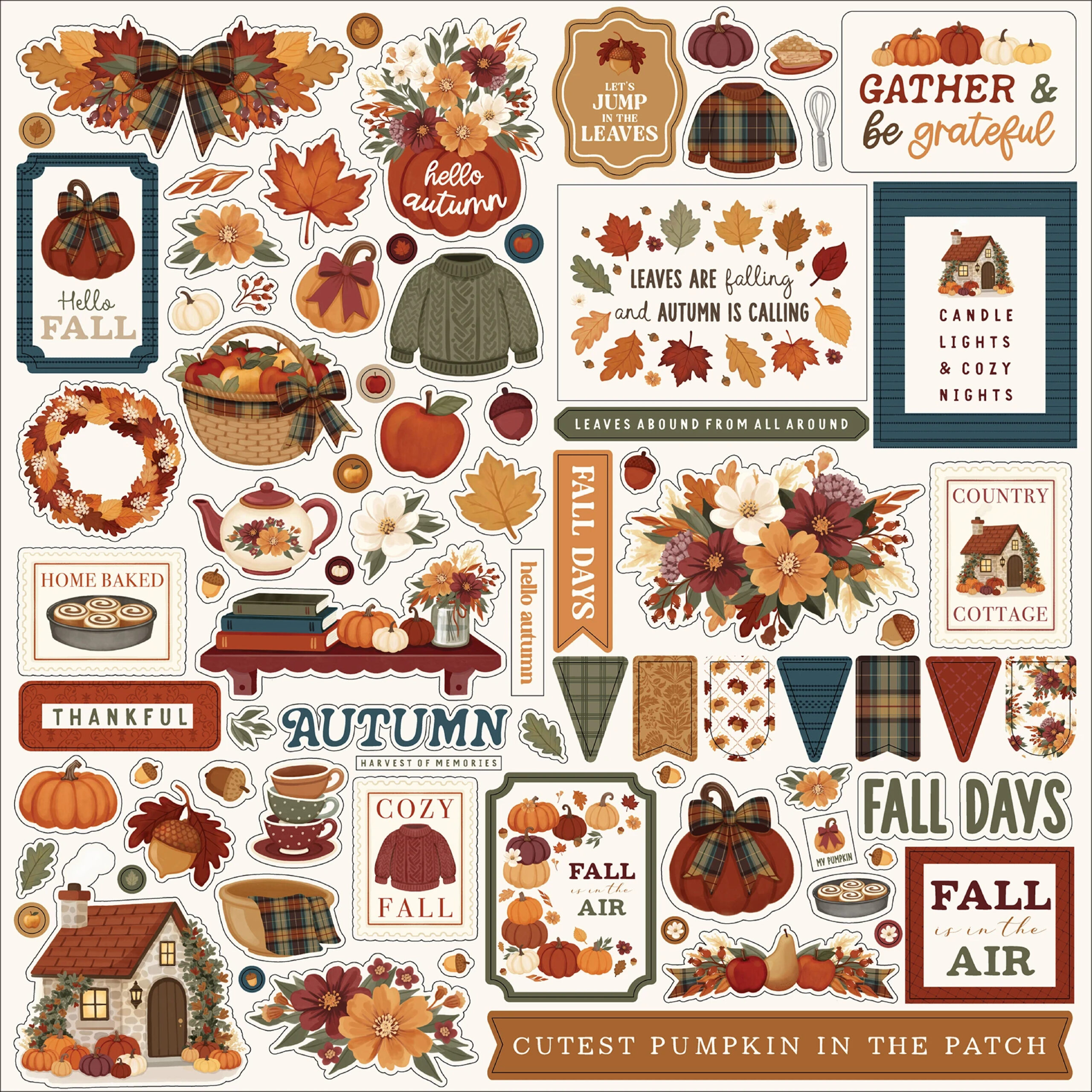Echo Park - Here Comes Autumn - Element Sticker