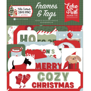Echo Park - Here Comes Santa Paws - Frames & Tags