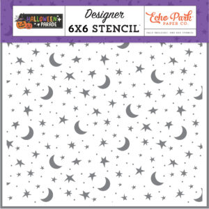 Echo Park - Halloween Parade - Stencil - Halloween Night Sky