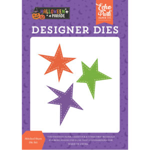 Echo Park - Halloween Parade - Die Set - Medium - Stitched Stars