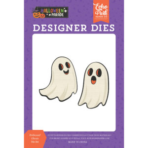 Echo Park - Halloween Parade - Die Set - Large - Embossed Ghosts
