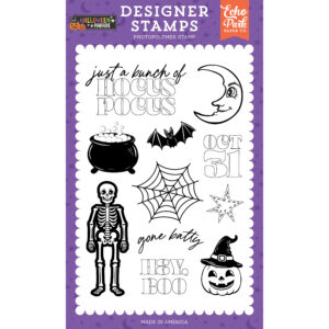 Echo Park - Halloween Parade - Stamp Set - Gone Batty