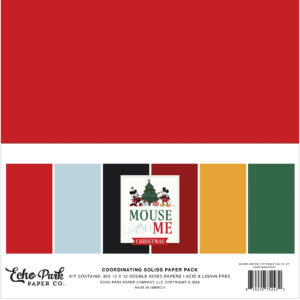 Echo Park - Mouse and Me Christmas - Solids Kit
