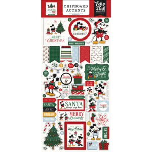 Echo Park - Mouse and Me Christmas - Chipboard - Accents