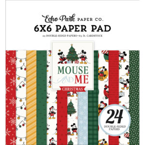 Echo Park - Mouse and Me Christmas - Paper Pad (6" x 6")