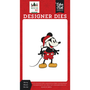 Echo Park - Mouse and Me Christmas - Die Set - Small - Merry Mouse
