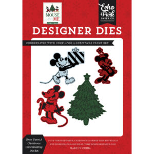 Echo Park - Mouse and Me Christmas - Coordinating Die Set - Medium - Once Upon a Christmas