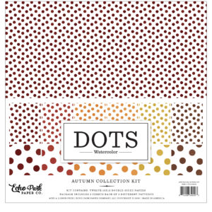 Echo Park - Watercolor Polka Dots - Autumn - Collection Kit
