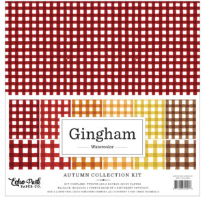 Echo Park - Watercolor Gingham - Autumn - Collection Kit