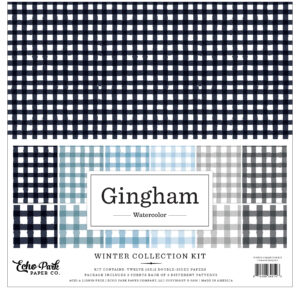 Echo Park - Watercolor Gingham - Winter - Collection Kit