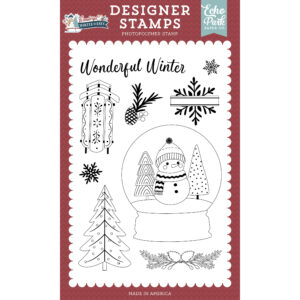 Echo Park - Wonderful Winter Days - Stamp Set - Wonderful Winter