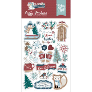 Echo Park - Wonderful Winter Days - Puffy Stickers