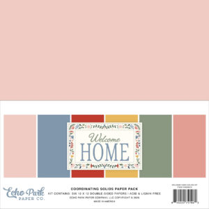 Echo Park - Welcome Home - Solids Kit