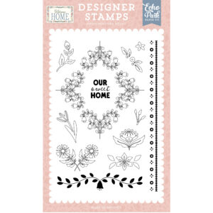 Echo Park - Welcome Home - Stamp Set - Our Sweet Home