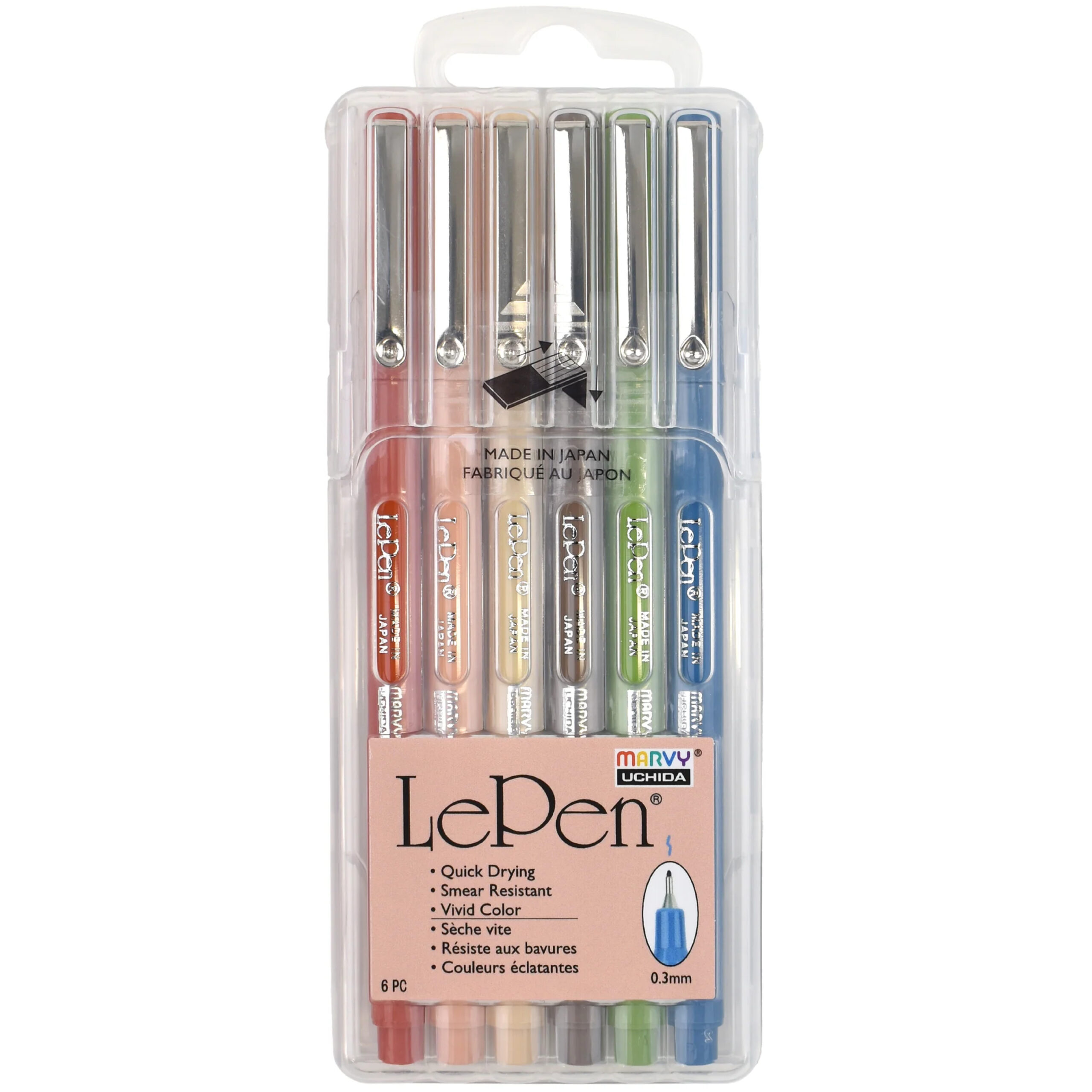 Marvy - LePen - Earth Tone Set (6 Pieces)