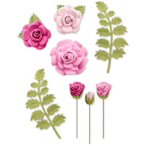 MultiCraft - Forever in Time - Handmade Paper Roses - Blush Bloom (8 Pieces)