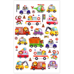 MultiCraft - Forever in Time - Foil Fun Stickers - Baby Animal Movers